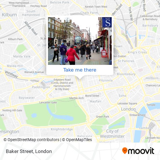 Baker Street map