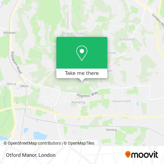 Otford Manor map