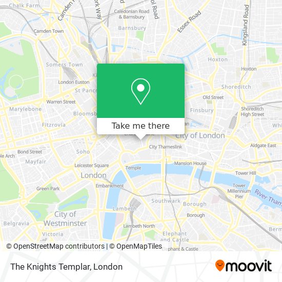 The Knights Templar map