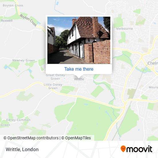 Writtle map