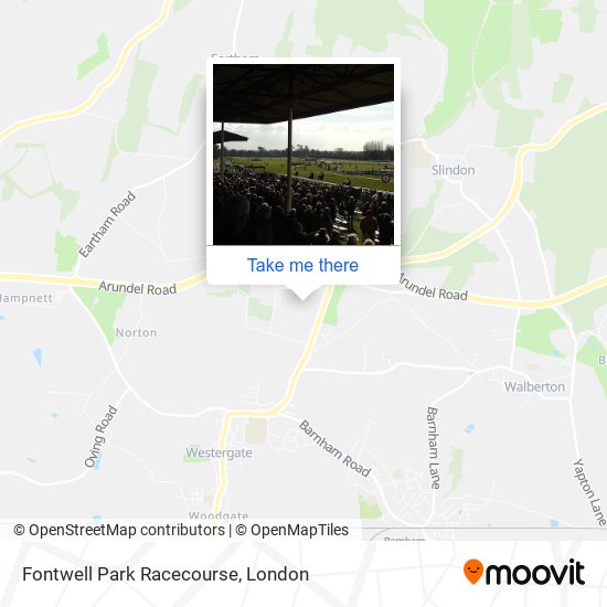 Fontwell Park Racecourse map