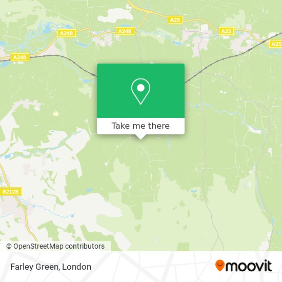 Farley Green map