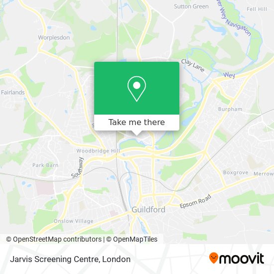 Jarvis Screening Centre map
