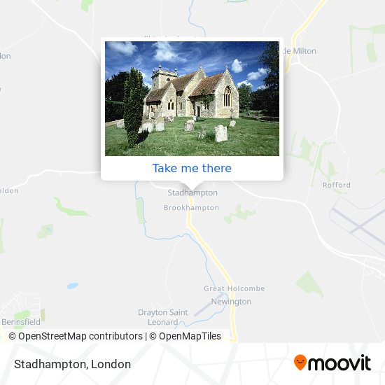 Stadhampton map
