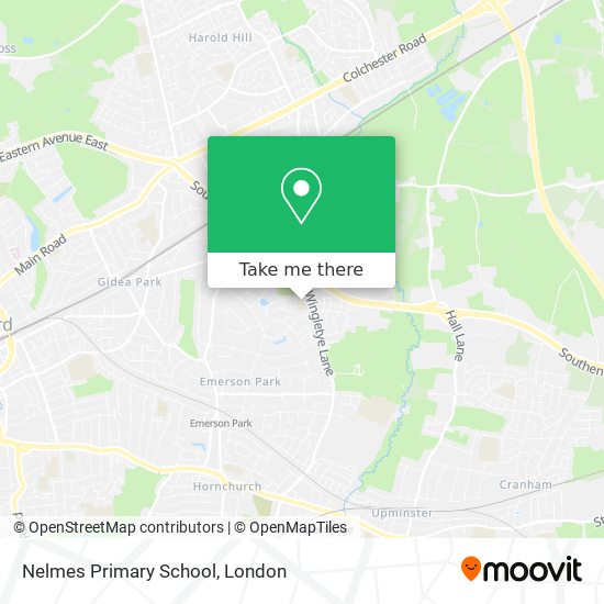 Nelmes Primary School map
