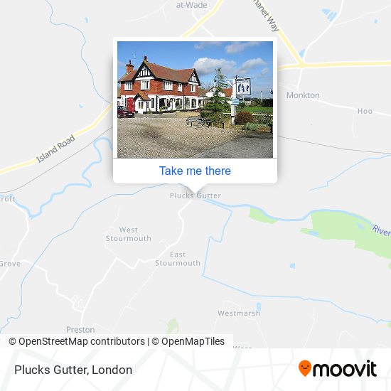 Plucks Gutter map