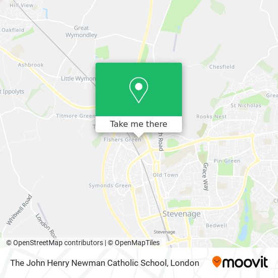The John Henry Newman Catholic School map