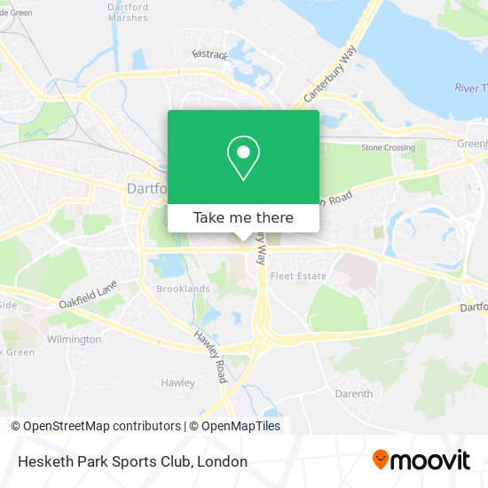Hesketh Park Sports Club map