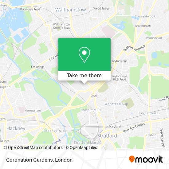 Coronation Gardens map