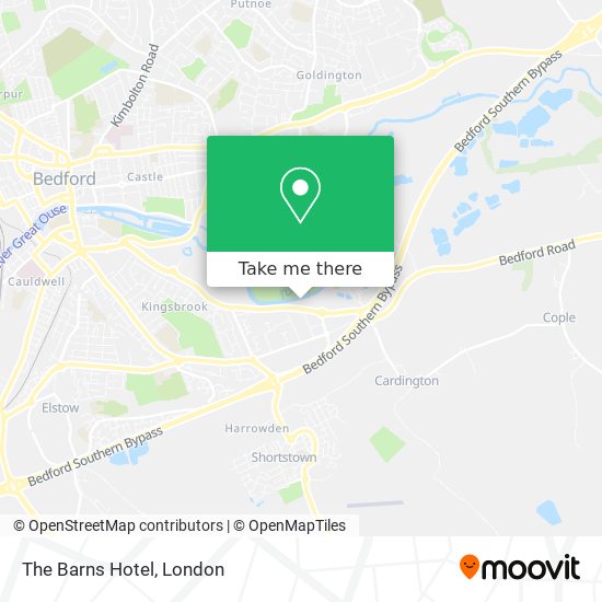 The Barns Hotel map
