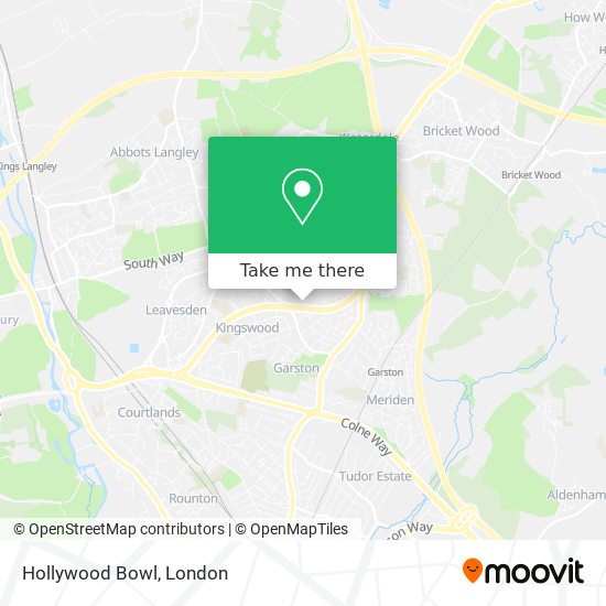Hollywood Bowl map