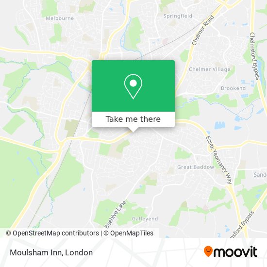 Moulsham Inn map