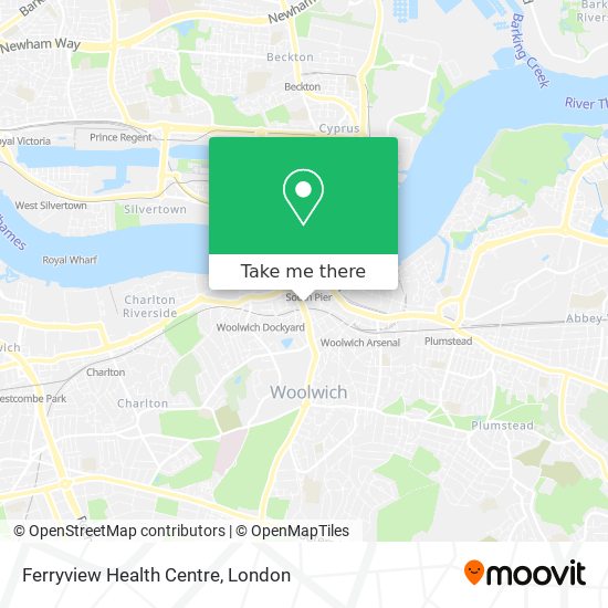 Ferryview Health Centre map