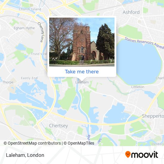 Laleham map