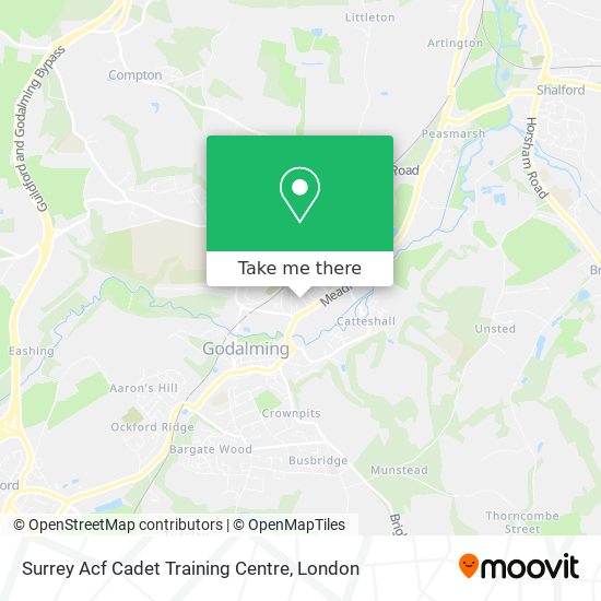 Surrey Acf Cadet Training Centre map