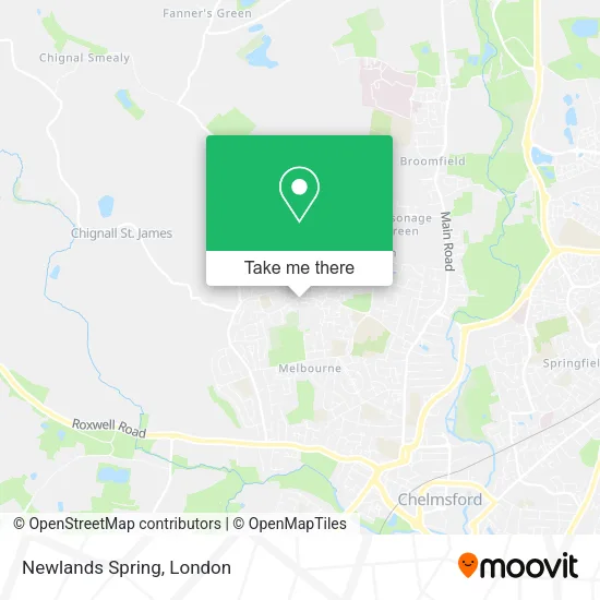 Newlands Spring map