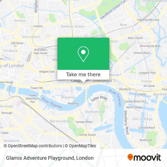 Glamis Adventure Playground map