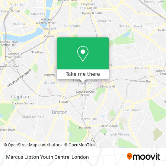 Marcus Lipton Youth Centre map