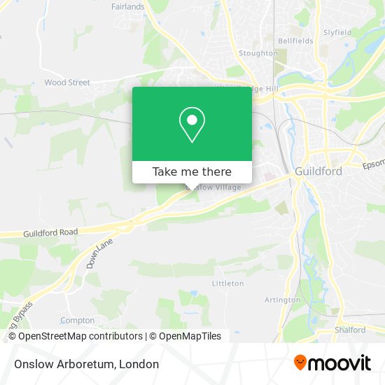 Onslow Arboretum map