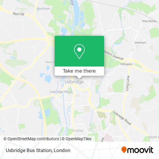 Uxbridge Bus Station map