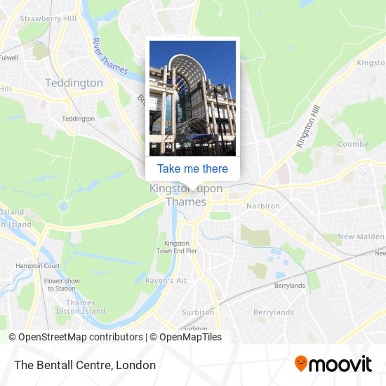 The Bentall Centre map