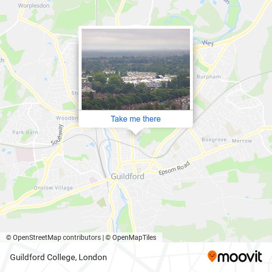 Guildford College map
