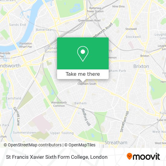 How To Get To St Francis Xavier Sixth Form College In Clapham By Bus