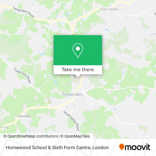 Homewood School & Sixth Form Centre map