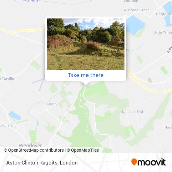 Aston Clinton Ragpits map