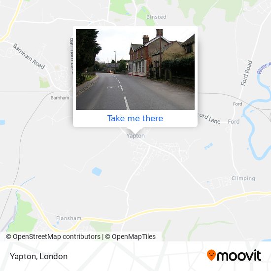 Yapton map