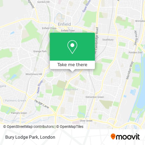 Bury Lodge Park map