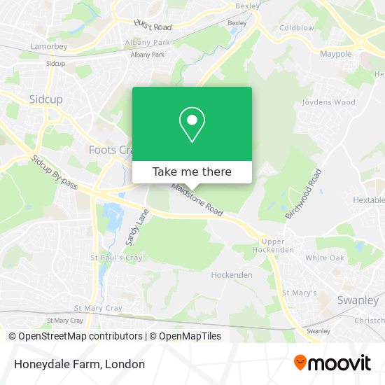 Honeydale Farm map