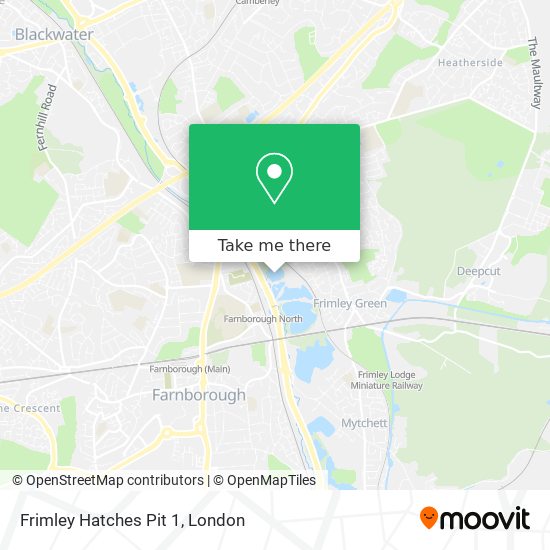 Frimley Hatches Pit 1 map