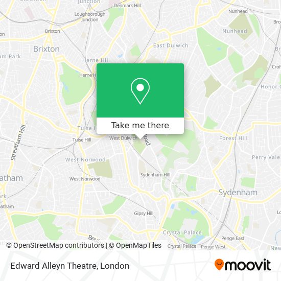 Edward Alleyn Theatre map