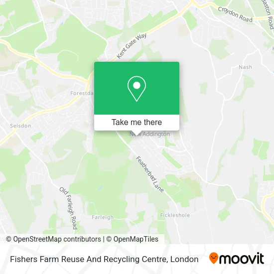 Fishers Farm Reuse And Recycling Centre map