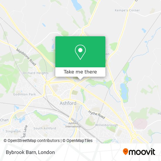 Bybrook Barn map