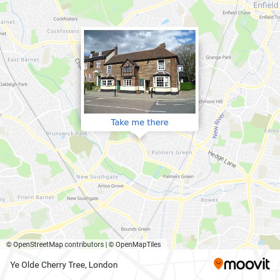 Ye Olde Cherry Tree map
