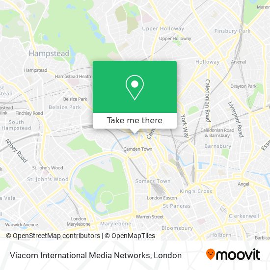 Viacom International Media Networks map