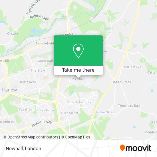 Newhall map