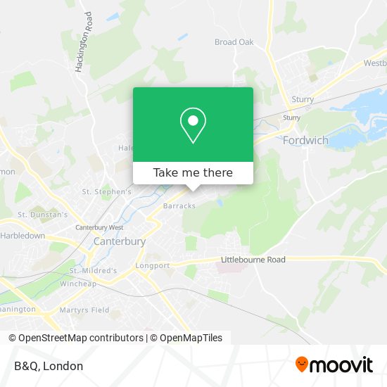 B&Q map