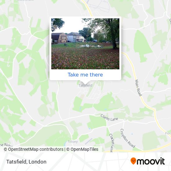 Tatsfield map