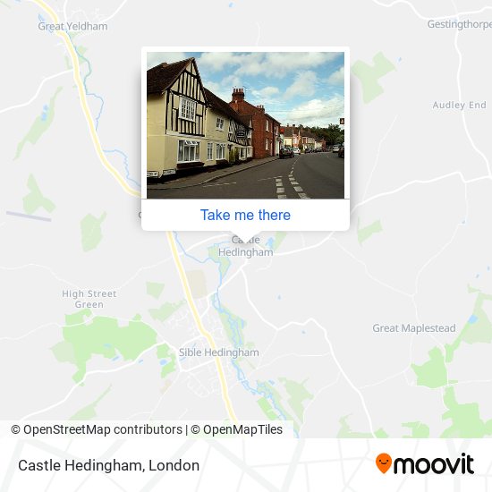 Castle Hedingham map