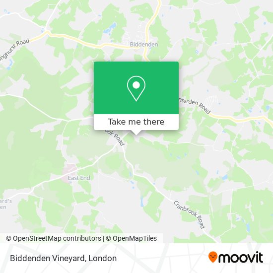 Biddenden Vineyard map