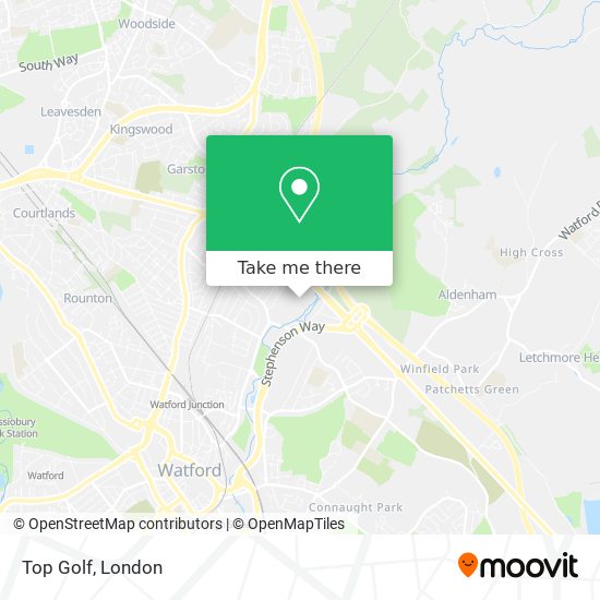 Top Golf map