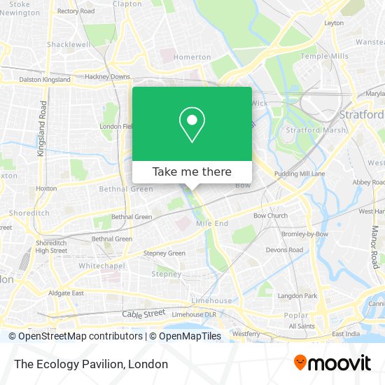 The Ecology Pavilion map