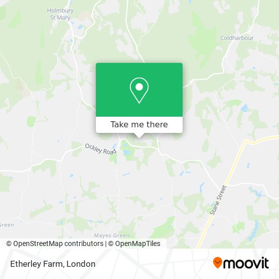 Etherley Farm map