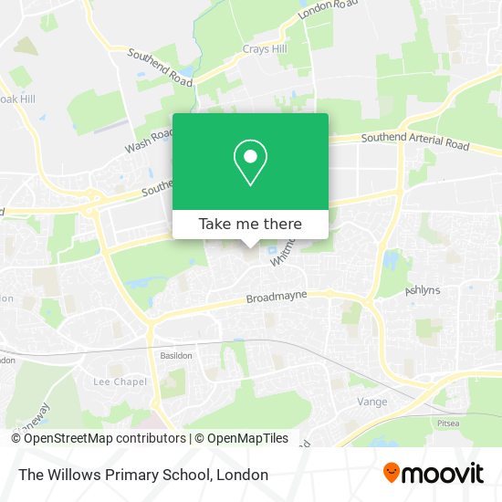 The Willows Primary School map