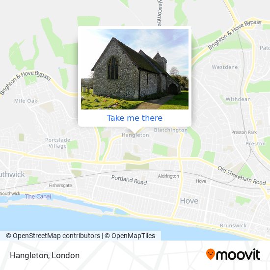 Hangleton map
