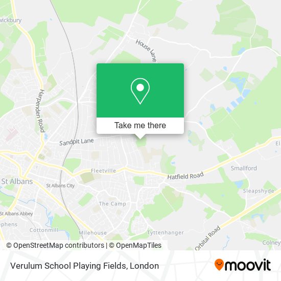 Verulum School Playing Fields map