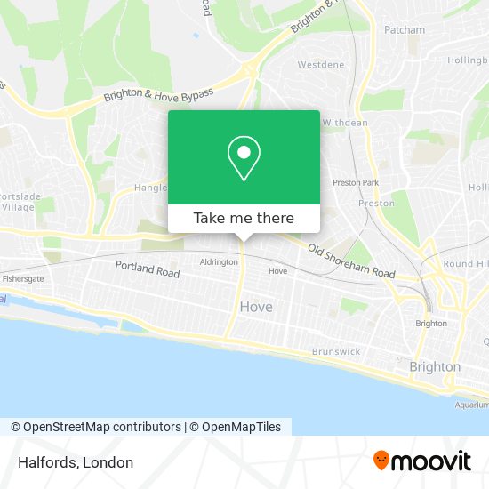 Halfords map